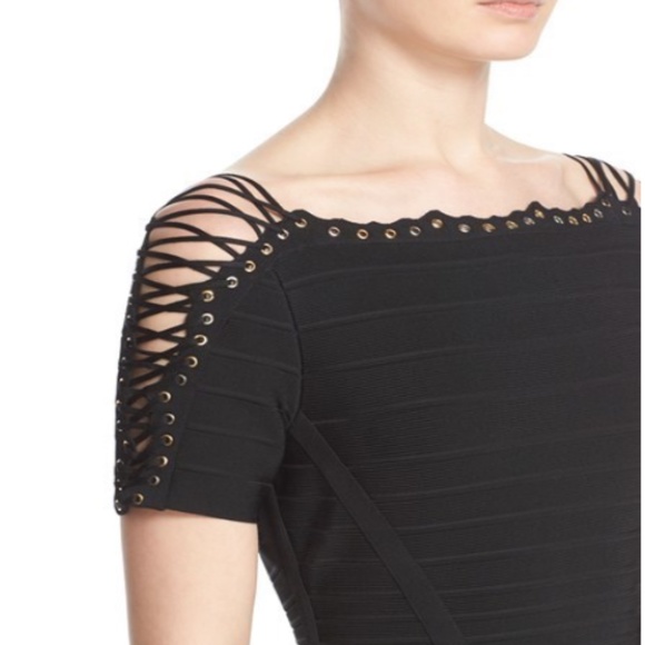 Herve Leger Mina Dress Size XS - Picture 2 of 7